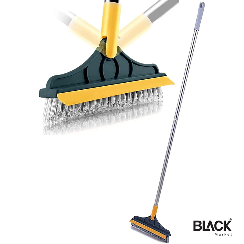 V Shaped Floor Cleaning Scrub Brush 2 in 1 Magic Broom Multifunctional  Flexible Mop Foam Scrape Useful Home Bathroom Gadgets