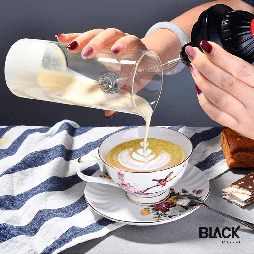 Electric Milk Frother Egg Beater Kitchen Drink Foamer Whisk Mixer Stirrer  USB Charging Coffee Creamer Whisk Frothy Blend Whisker 
