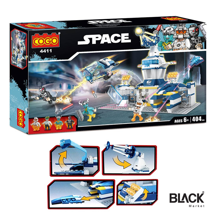 Blocks Astronauts VS Aliens Bricks Set - Brand COGO - BLACK Market
