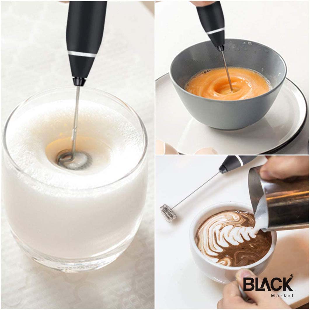 Handheld Milk Frother, Portable Baking Mini Milk Beater, Battery Operated  Electric Handheld Portable Mini Mixer Machine Foam Coffee Maker For Latte  Cappuccino Milk, Small Appliance, Coffee Accessories - Temu