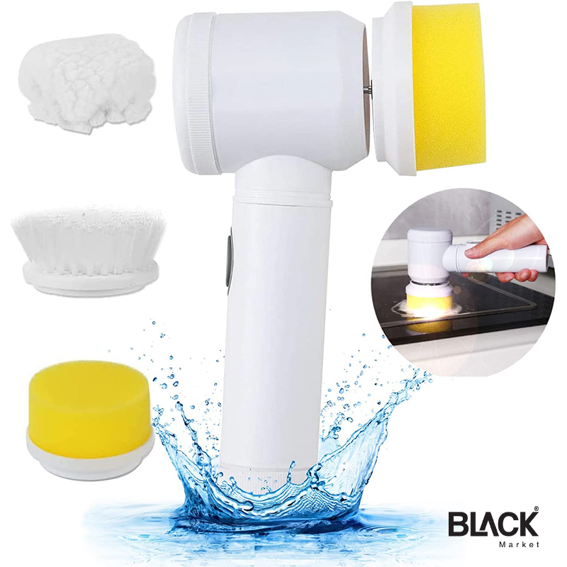 Electric Cleaning Brush 5-in-1 Magic Battery Powered Scrubber