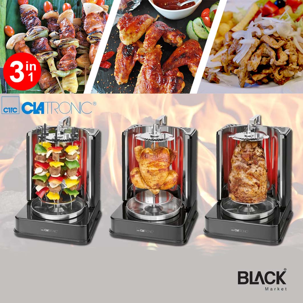 Clatronic DVG 3686 Asador Vertical Kebab 1400W