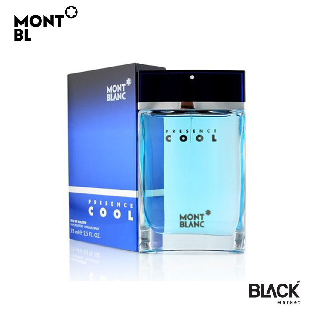 Mont Blanc Presence Cool Eau De Toilette 75 ml For Men BLACK Market