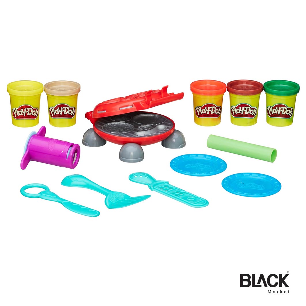 Play-Doh Kitchen Creations Burger Barbecue Age 3+ Toy - BLACK Market
