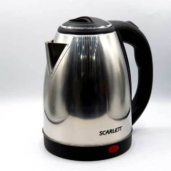 Scarlett Electric Kettle 2.0 Litre Design for Hot Water, Tea, Coffee, Milk  & etc Black