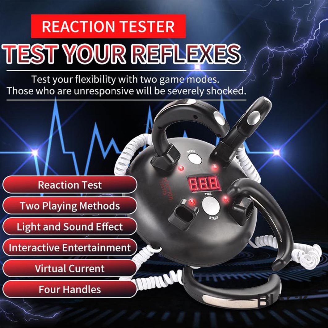 Shocking Game Electric Lightining Reaction Tester Novelty Toy